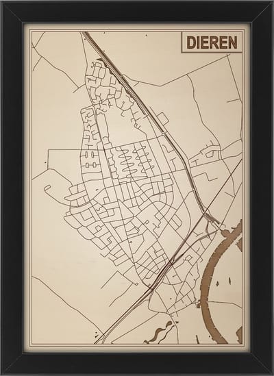 Decoratief Beeld - Houten Van Dieren - Hout - Bekroned - Bruin - 21 X 30 Cm
