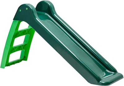 Vrijstaand Glijbaantje - Speeltoestel glijbaan - Buiten Spelen - Draagbaar Speelplezier - 1 Meter - Groen