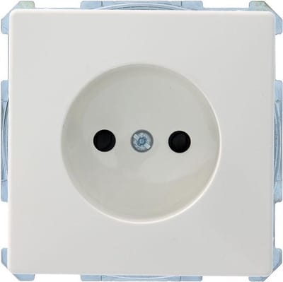MERTEN SCHNEIDER ARTEC - WANDCONTACDOOS STOPCONTACT - ZONDER AARDE - CREME - WCD - INBOUW