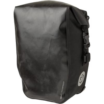 AGU Clean Shelter Enkele Fietstas - 100% Waterdicht - Click'nGo - Rolltop - Met Reflectie - 17 Liter - Reflective Mist