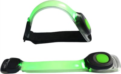 *** Groene LED Veiligheidsarmband - Groen Safety Band - Sportarmband voor Hardlopen - Donker Zichtbaar - van Heble® ***