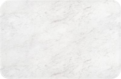 Badmat 60x40 cm - Antislip - Wit - Marmer - Grijze aders - Badmatten voor badkamer - Badkamermat - Douchemat - Badkamer mat