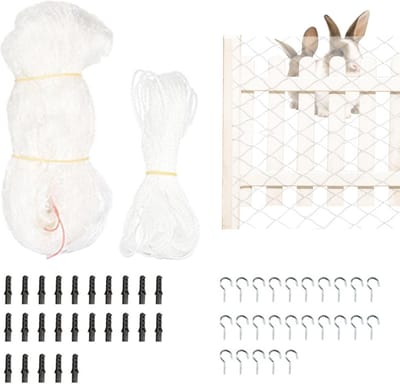 Kattenveiligheidsnet - Balkonhek huisdier - Veilige buitenruimte - Scheurbestendig materiaal - 6x3 M - Transparant