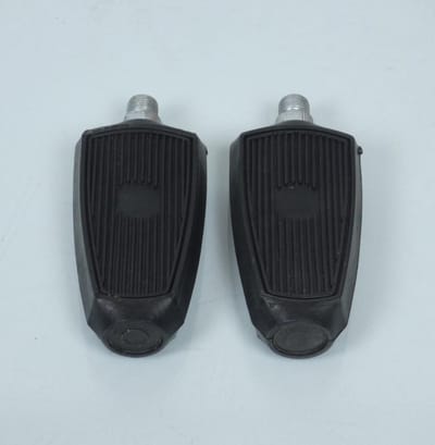 Paire de pédale droite gauche noir filetage 9/16 Ø14.3mm pour vélo cyclo Solex