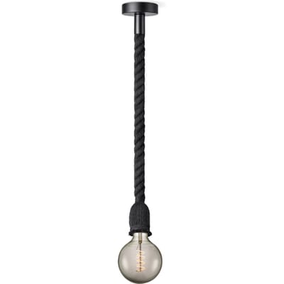 Home sweet home hanglamp Leonardo zwart Spiral g125 - smoke