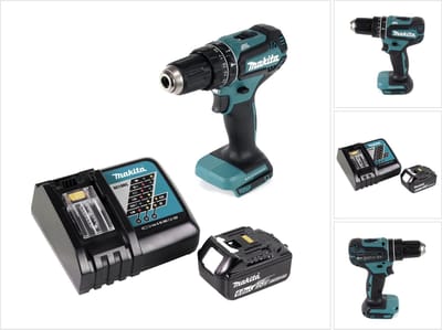 Makita DHP 485 RG1 accu-klopboormachine 18 V 50 Nm borstelloos + 1x accu 6,0 Ah + oplader