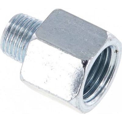 Stalen Mannelijke M10x1/Vrouwelijke Rp 1/4 Inch Adapter 18mm