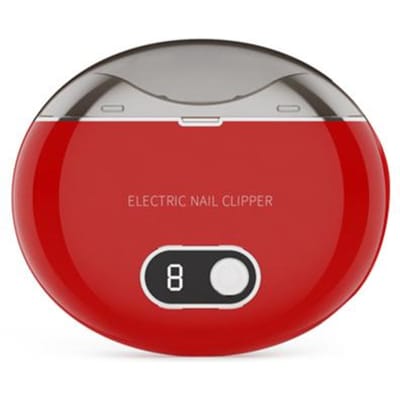 Automatische elektrische nagelknipper met LCD-digitaal display 3-snelheden verstelbare vingernageltrimmer met LED-licht Oplaadbare elektrische nagelknipper