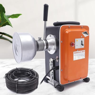 Krachtige 750 W Afvoerpijp Reinigingsmachine met Spiralen voor 20-110 mm Pijpen, Efficiënte Afvoerreiniger en Onderhoudsoplossing