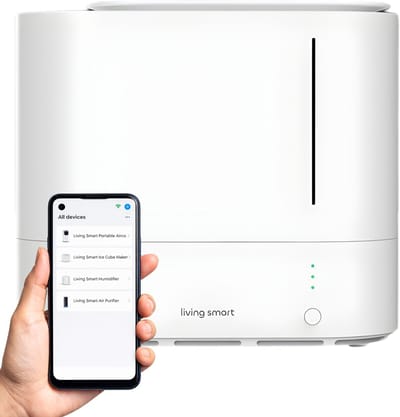 LivingSmart™ slimme luchtbevochtiger met App - 2.2L - <20m² - Ultrasoon - WiFi - luchtbevochtiger - humidifier - Binnnenklimaat