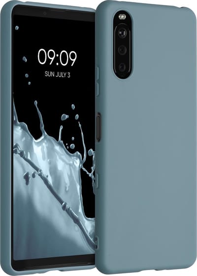 kwmobile telefoonhoesje geschikt voor Sony Xperia 10 III - Hoesje voor smartphone - Back cover in Arctische nacht