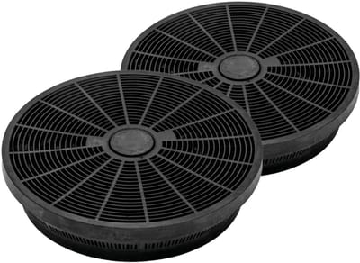 Multaparts® koolstof filter afzuigkap ø 15 x 3.4 cm - set a 2 stuks - | Filtercassette met actief kool om geurtjes tegen te gaan | Past in veel merken | Alternatief voor type 145, ACC919, REC10, 88013627, 723390