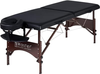 Zwarte Massagestoel voor Professioneel Gebruik - Lichtgewicht en Comfortabel