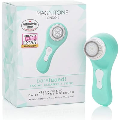 Magnitone Barefaced Vibra-Sonic Daily Cleansing Brush Borstel Turqoois
