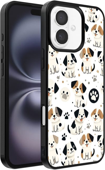 Smartphonica Telefoonhoesje Geschikt voor iPhone 16 Plus met honden opdruk - TPU backcover case dog design geschikt voor iPhone 16 Plus