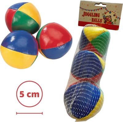 Professionele Jongleerballen - Ø 5cm - Set 3 stuks Hoge Kwaliteit - Jongleer Ballen Set - Juggling balls - Circusballen - 3 x Jongleer Bal - Met Opbergzak - Jongleerballen 5cm