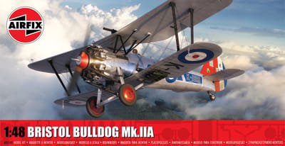 Airfix Modelbouwpakket Vliegtuigen - 05145 Bristol Bulldog Mk.IIA - Brits Propellervliegtuig Plastic - 1:48 - Modelbouw