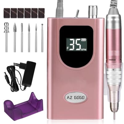 Thijox - Elektrische Nagelvijl Set 35.000 RPM - Professionele Nagelknipper voor Acryl, Gel en Natuurlijke Nagels - Draagbare Manicure-Pedicure Set met