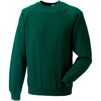 Russell Klassiek uniseks Sweatshirt voor volwassenen (Fles groen)
