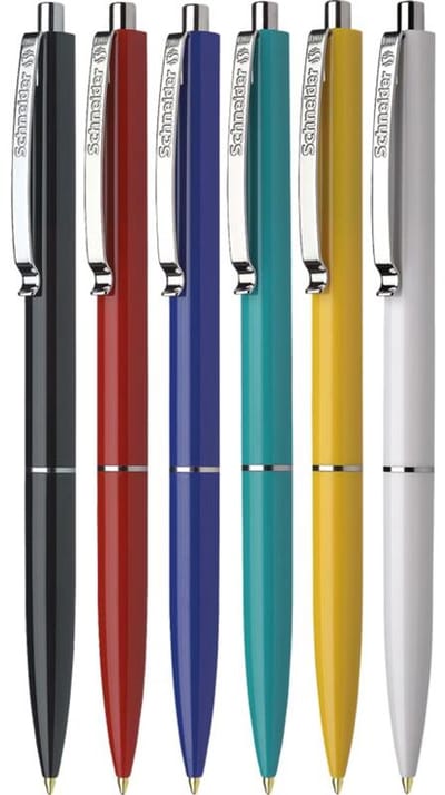 Schneider balpen - K15 - penpunt M - 1 stuks assorti kleur uitgeleverd - S-3080