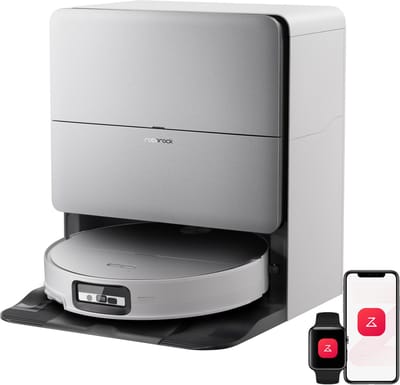 Roborock Saros 20 Sonic–Robotstofzuiger Met Dweilfunctie-VibraRise 5.0 dweilsysteem 4000 Trillingen/min-Digitale motor 36000 Pa&dubbel antiklitsysteem-AdaptiLift Chassis 3.0-Reactieve AI 3.0 obstakelherkenning-Pakt moeiteloos dikke tapijten aan,Wit