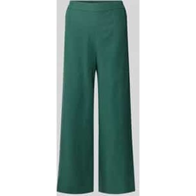 Wide leg culotte van een mix van lyocell en linnen