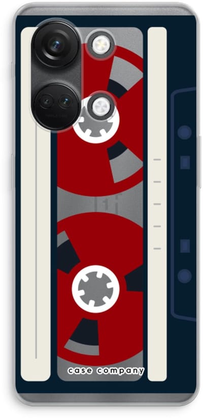 Case Company® - Hoesje geschikt voor OnePlus Nord 3 hoesje - Here's your tape - Soft Cover Telefoonhoesje - Bescherming aan alle Kanten en Schermrand