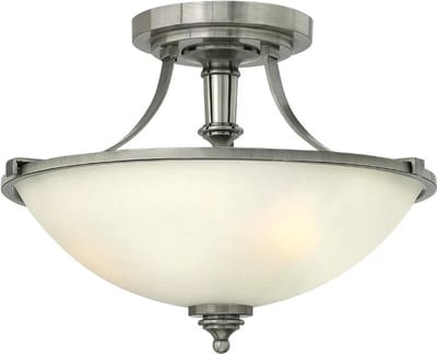 Hinkley LED Plafondlamp Truman | 3X E27 Max 60W | Dimbaar | Antique Nickel