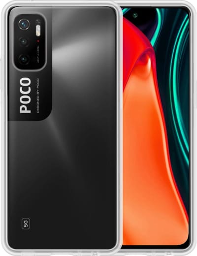 Hoesje - Geschikt voor Xiaomi Poco M3 Pro - Sterk & Shockproof - Siliconen Case - Hoes Cover - Telefoonhoes - Transparant
