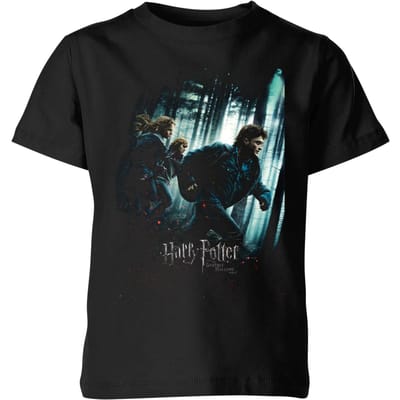 Harry Potter Deathly Hallows Part 1 Kids' T-Shirt - Black - 98/104 (3-4 jaar)