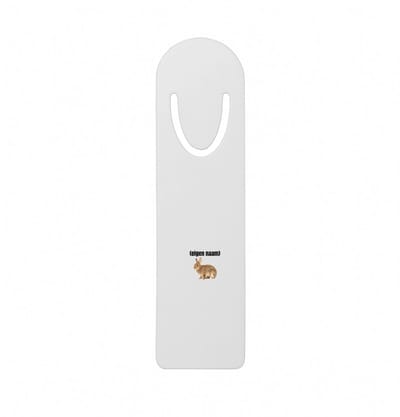 Hacebo® - konijn met eigen naam metalen boekenlegger - Konijn - konijnen liefhebbers - iemand die houdt van konijnen - verjaardag - cadeau - kado Bladwijzer boekenleggers - 12.7 cm x 3.2cm