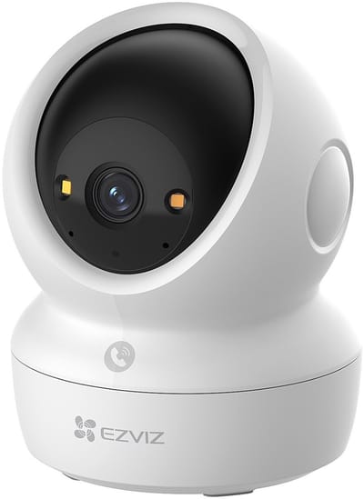 EZVIZ H6c 4K Beveiligingscamera Binnen – 360° Pan & Tilt – Nachtmodus-Mensdetectie–Huisdiercamera - Petcam - Bewegings- en geluidsdetectie - Tweerichtingsaudio- Geen maandkosten