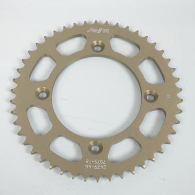 Couronne de transmission Sunstar pour moto Suzuki 80 RM 1982 à 2001 46 dents / ARG Neuf