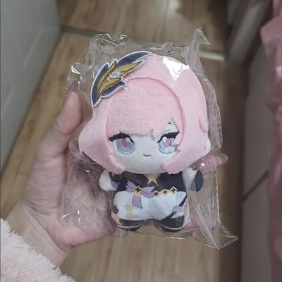 10cm Elysia Honkai Impact 3 Pluche Pop Hanger Verzamel Anime Print Elysia Knuffelpop Ornament Sleutelhanger Kerst Verjaardagscadeau 10cm gray