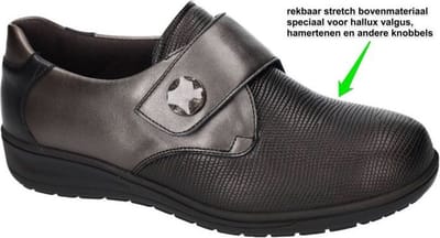 Solidus -Dames - bruin donker - lage gesloten schoenen - maat 36.5