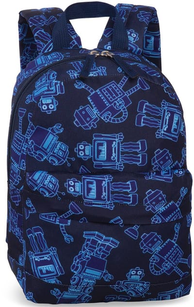 Robot Peuterrugzak - 30 x 21 x 8 cm - Blauw
