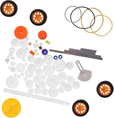 Kunststof Tandwielset - Plastic Zahnrad Set - Hobby Projecten Maken - 78 Delige Complete Set