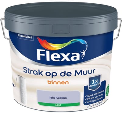 Flexa - Strak Op De Muur Binnen Mat - Iets Krokus - Mengverf - 10 L