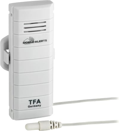 Temperatuur Zender - Kabel thermometer - Weer Meten - Waterdichte Sensor - 1 stuk - Wit