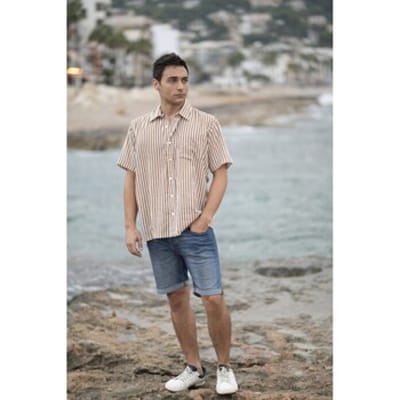 Overhemd Korte Mouw Isla Bonita By Sigris Herenoverhemd