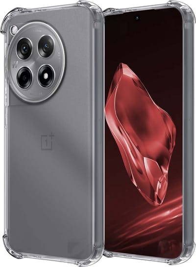 Hoesje - Geschikt voor OnePlus 12R - Sterk & Shockproof - Siliconen Case - Back Cover - Telefoon Hoes Shock Proof - Transparant