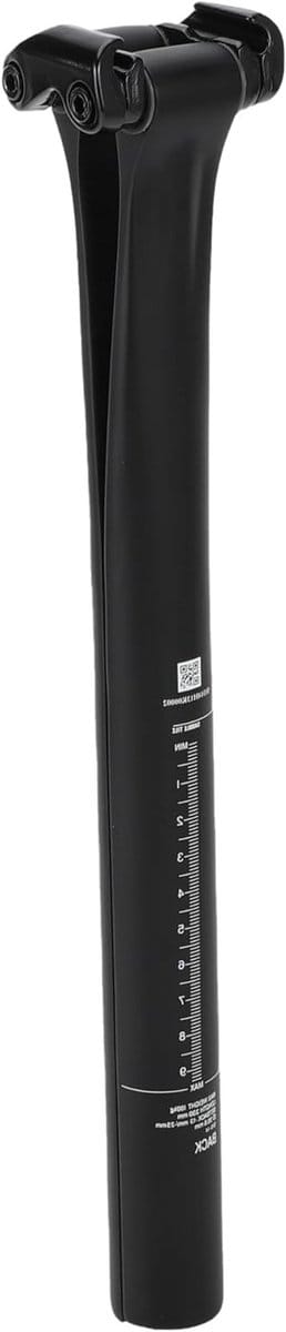 Verstelbare Fiets Zadelpen 30.8x330mm van Koolstofvezel met 12mm Offset en Mat Zwarte Afwerking voor Optimale Comfort en Prestaties