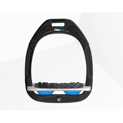 Ingelaste Ultra Grip Groene/Grijze/Azure stijgbeugels Flex-On Green Composite