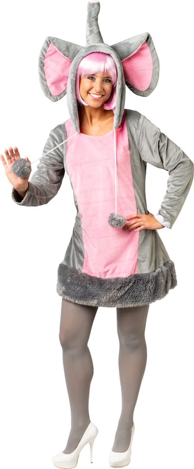 Olifant Jurk Carnaval Dames Ollie - Maat 38/40