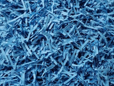 Papiersnippers | kleur Koningsblauw - No. 1976 | Gekleurd vulmateriaal voor o.a. cadeauverpakkingen, cadeaumanden en brievenbusdoosjes | 1200 gram | decoratief opvulmateriaal