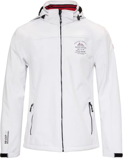 Nordberg Trond - Softshell Outdoor Zomerjas Heren - Wit - Maat XL