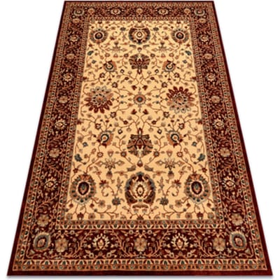 Kleden Rugsx Wollen tapijt KASHQAI 4303 106 Bloemen, kader 80x160 cm