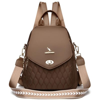 Sac à dos en tissu Oxford pour femmes voyageant et sortant pour les mères d'âge moyen avec des sacs à dos pour les sacs à dos gray