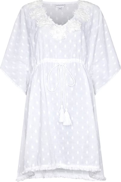 Kaftan Pastunette Beach - Wit - One Size