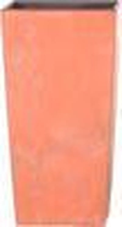 Hoge bloempot 26.6 l ProsPlust Urbi Square Plastic Effect met Terracotta Storting